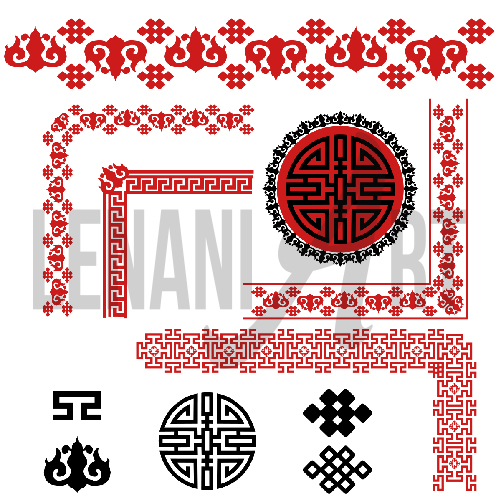 Seamless pattern ornamental Lenani Art sample image
