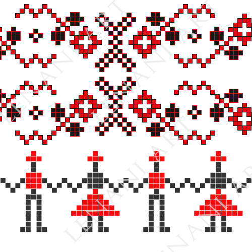 European traditional motif design Lenani Art