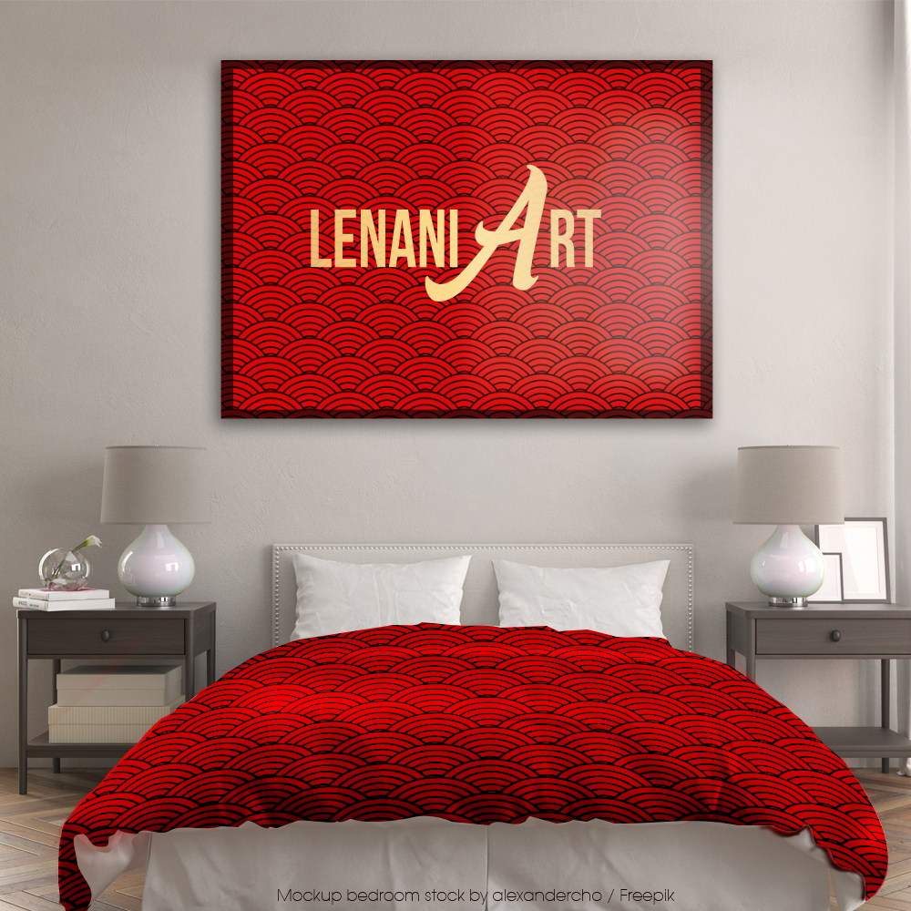 Seamless pattern scales Lenani Art sample image